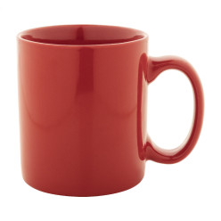 Kolomu red  coloured ceramic mug 