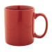 Kolomu red  coloured ceramic mug 