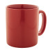 Kolomu red  coloured ceramic mug 