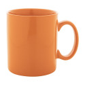 Kolomu orange  coloured ceramic mug 
