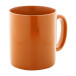 Kolomu orange  coloured ceramic mug 