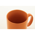 Kolomu orange  coloured ceramic mug 