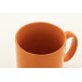 Kolomu orange  coloured ceramic mug 