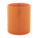 Kolomu orange  coloured ceramic mug 