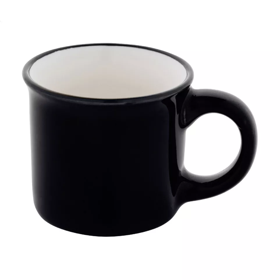 Woodstock Mini black  mini vintage mug 