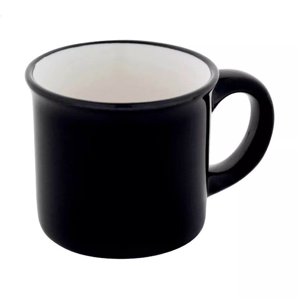 Woodstock Mini black  mini vintage mug 