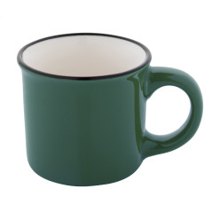Woodstock Mini green  mini vintage mug 