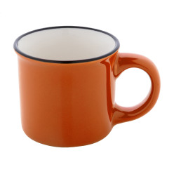 Woodstock Mini orange  mini vintage mug 