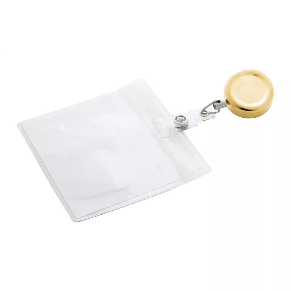 Backstage gold  badge holder 
