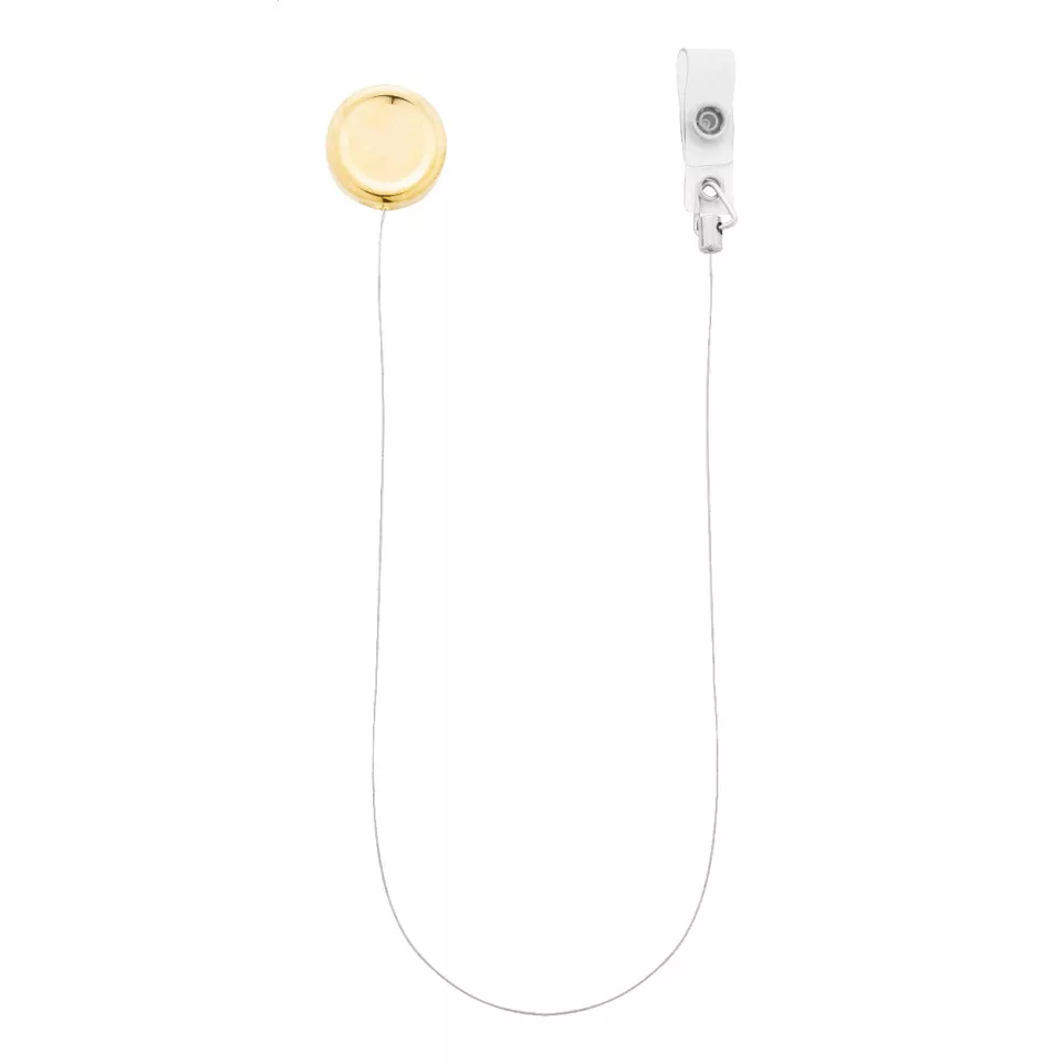 Backstage gold  badge holder 