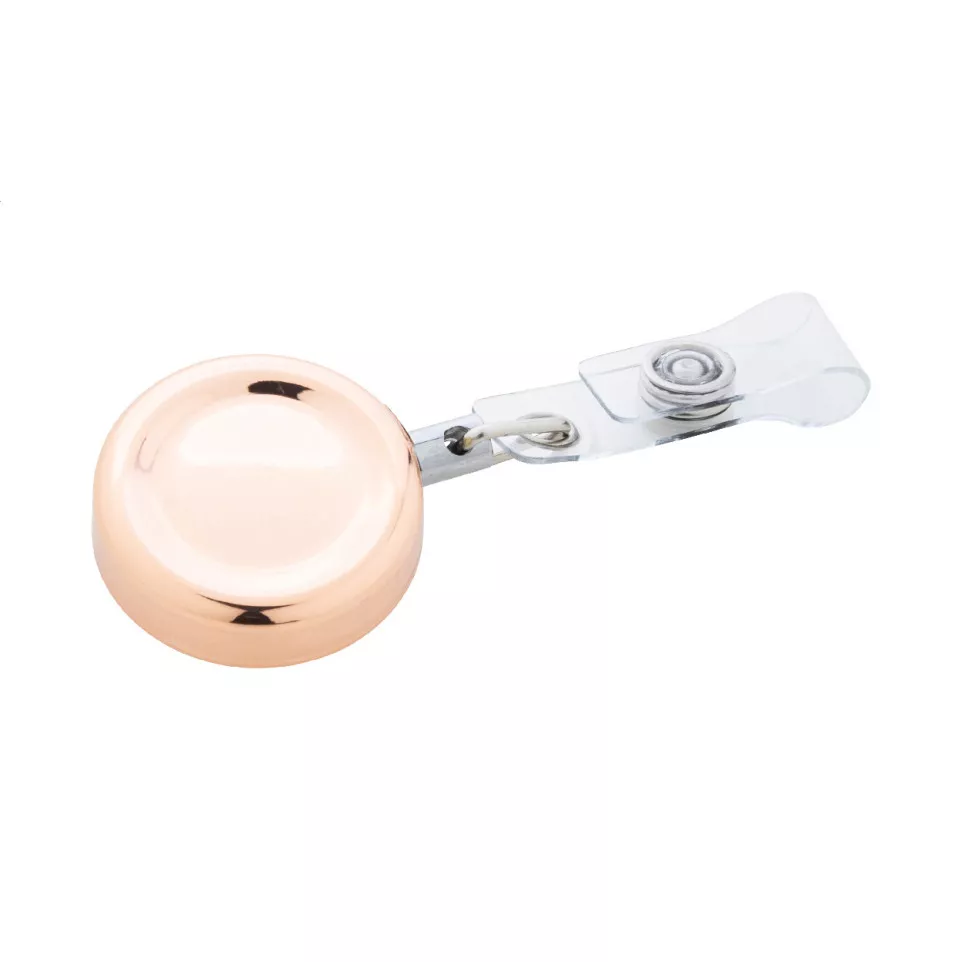 Backstage rose  porte-badge 