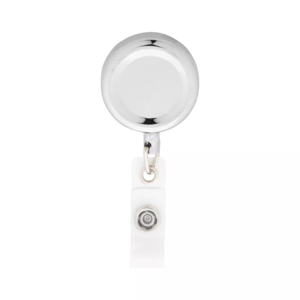 Backstage silver  badge holder 