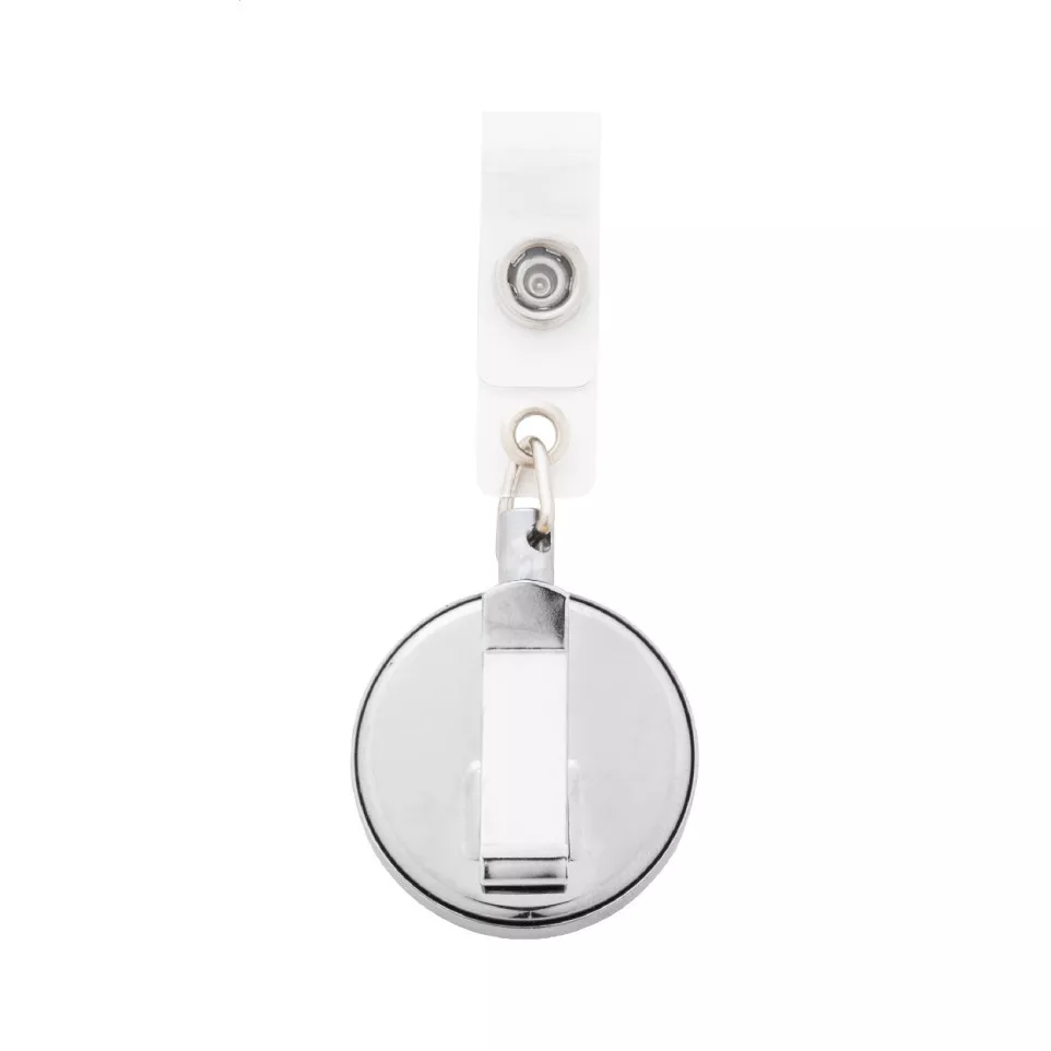 Backstage silver  badge holder 