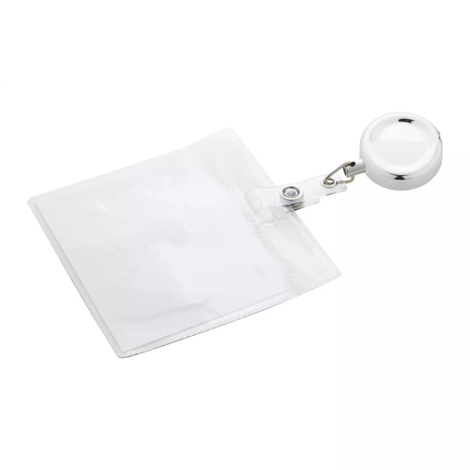 Backstage silver  badge holder 