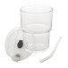 Glassip transparent  glass travel cup 