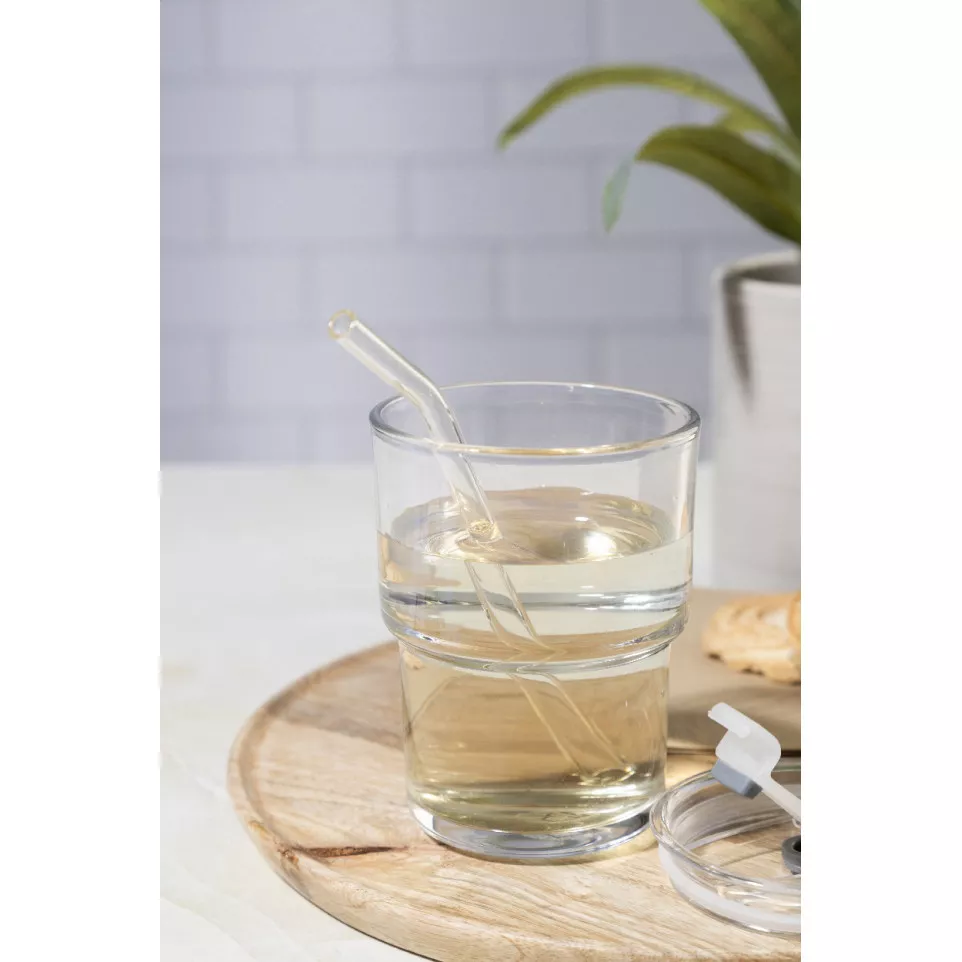 Glassip transparant  glazen reisbeker 