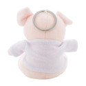 PigFob pink  plush pig keyring 
