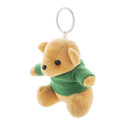 TeddyFob green  plush teddy bear keyring 