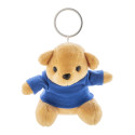 TeddyFob blauw  pluche teddybeer sleutelhanger 
