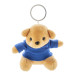 TeddyFob bleu  porte-clés ourson en peluche 