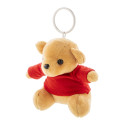 TeddyFob red  plush teddy bear keyring 