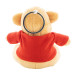 TeddyFob red  plush teddy bear keyring 