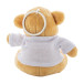 TeddyFob blanc  porte-clés ourson en peluche 