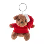 Julnalle multi-couleurs  Porte-clés ourson de Noël en peluche 
