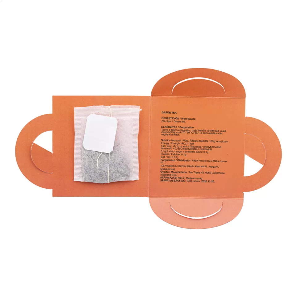 CreaTea Mug white  custom tea bag,...