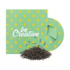 CreaTea Mug blanc  sachet de thé personnalisé, Earl Grey 