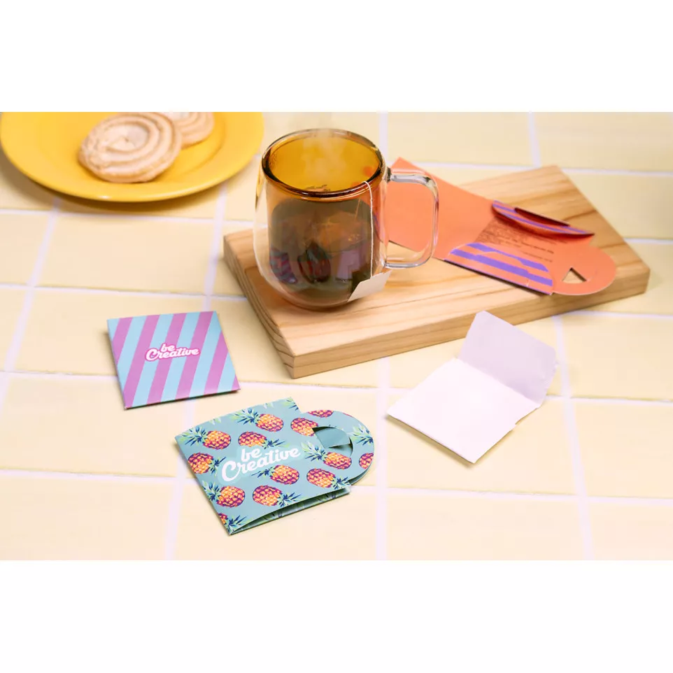 CreaTea Mug white  custom tea bag,...