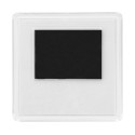 PrintMag Square  white  fridge magnet 