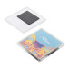 PrintMag Square  white  fridge magnet 