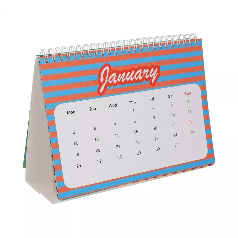 CreaDate Desk blanc  calendrier de...