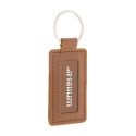 ShineKey Rect brown  RPU keyring 
