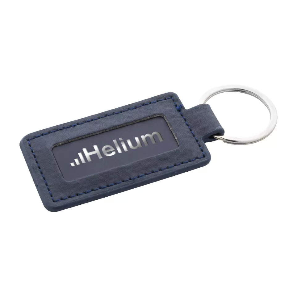 ShineKey Rect dark blue  RPU keyring 