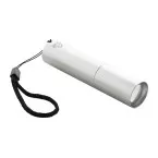 Chargelight Tone zilver  oplaadbare zaklamp van gerecycled aluminium 