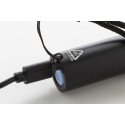 Chargelight Tone zwart  oplaadbare zaklamp van gerecycled aluminium 