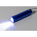 Chargelight Tone bleu  lampe de poche rechargeable en aluminium recyclé 