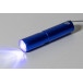 Chargelight Tone bleu  lampe de poche rechargeable en aluminium recyclé 