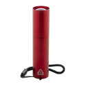 Chargelight Tone rouge  lampe de poche rechargeable en aluminium recyclé 