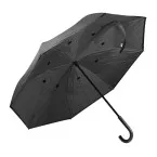 Raura black  RPET reversible umbrella 