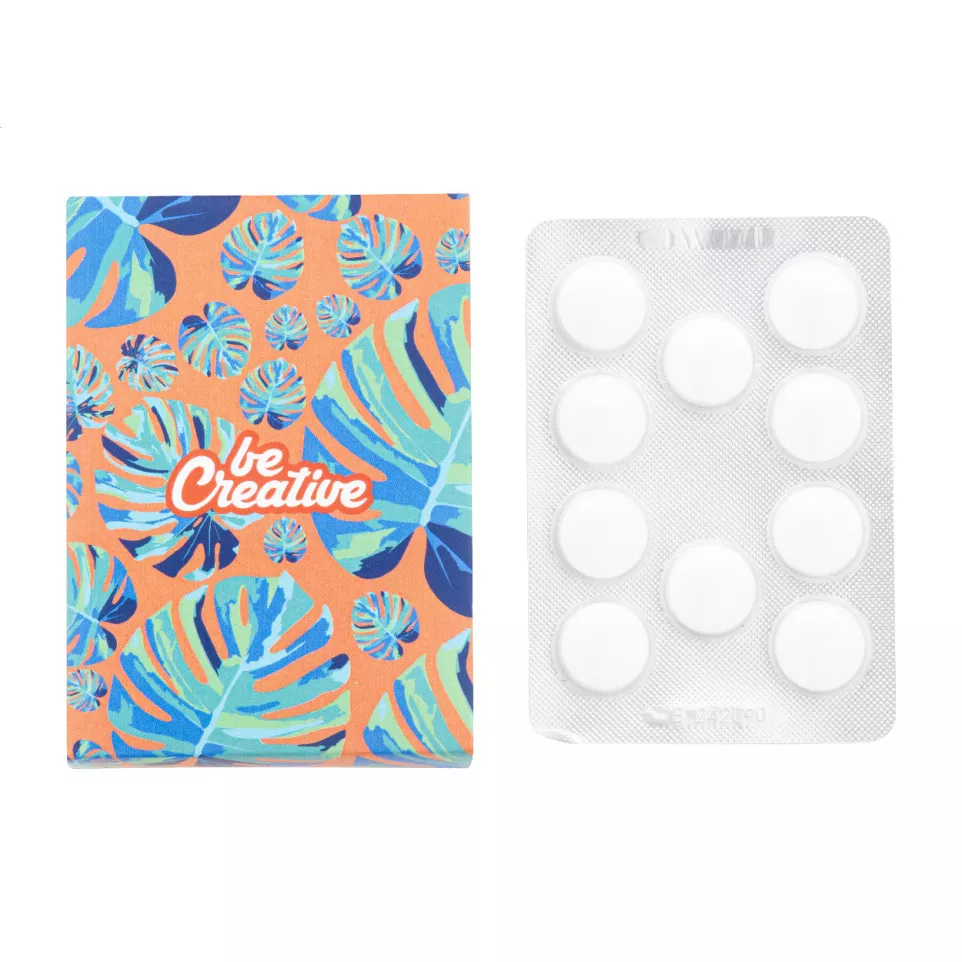 CreaMint 10 white  custom mint candies 