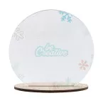 Glophy transparant natuurlijk aangepaste kerst decoratie 