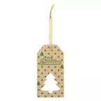 PrinTag Plus Eco white  custom gift tag, Christmas tree 