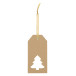 PrinTag Plus Eco blanc  étiquette cadeau personnalisée, arbre de Noël 