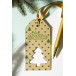 PrinTag Plus Eco blanc  étiquette cadeau personnalisée, arbre de Noël 