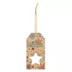 PrinTag Plus Eco blanc  étiquette cadeau personnalisée, étoile 