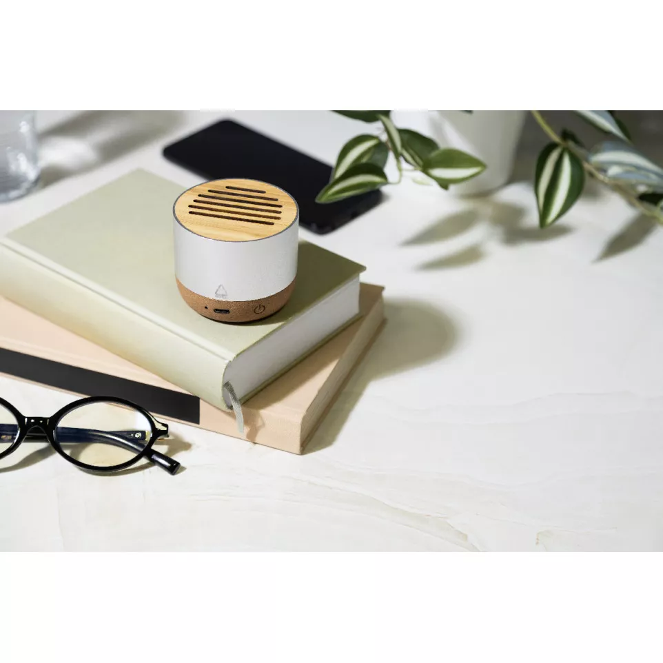 Corbofi silver  wireless speaker 