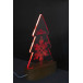 Woodify Xmas transparent natural Christmas tree LED light trophy 
